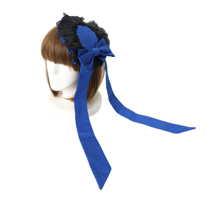 USED】Gardeniaヘッドドレス（blue × black） | Moi-même-Moitié