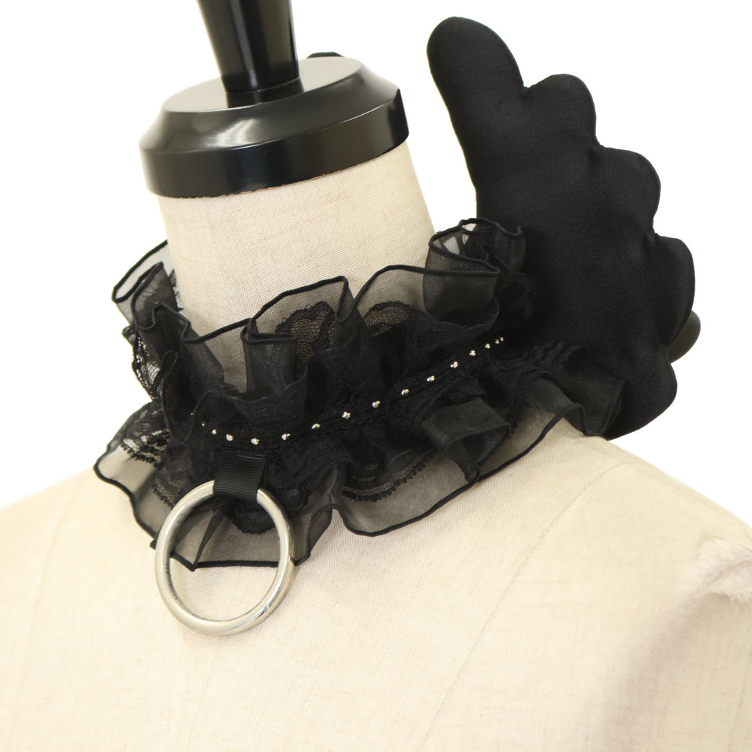 USED】【HANGRY&ANGRY】NEQ 3D WING CHOKER (BLACK) | h.NAOTO