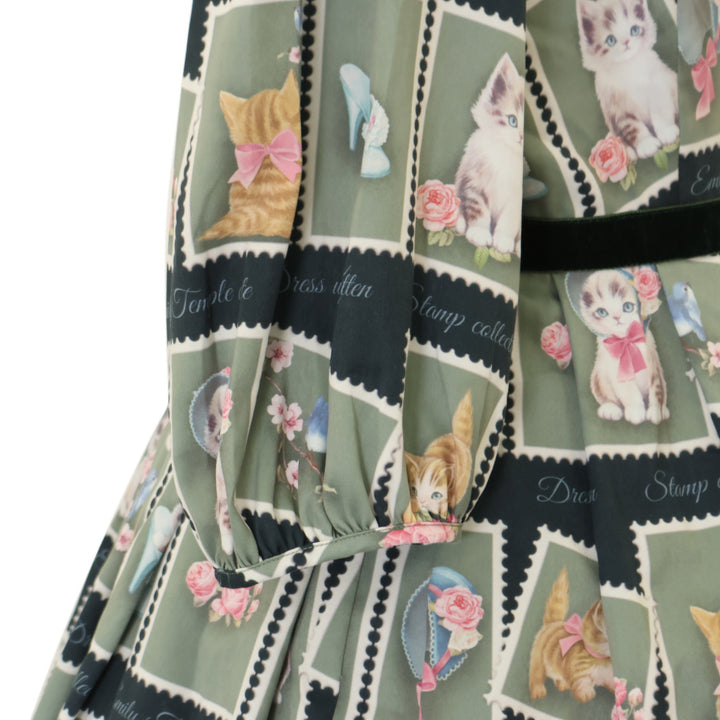 Emily Temple Cute kittenワンピース USED】Kitten Stamp Collection ワンピース | Emily Temple cute