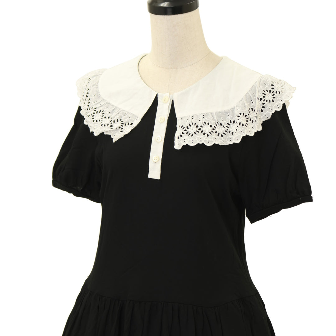 ワ*ベ様 新品　Jane Marple ワンピース　サイズM USED】【Mサイズ】マーベラスカノコのケープカラーポロワンピース