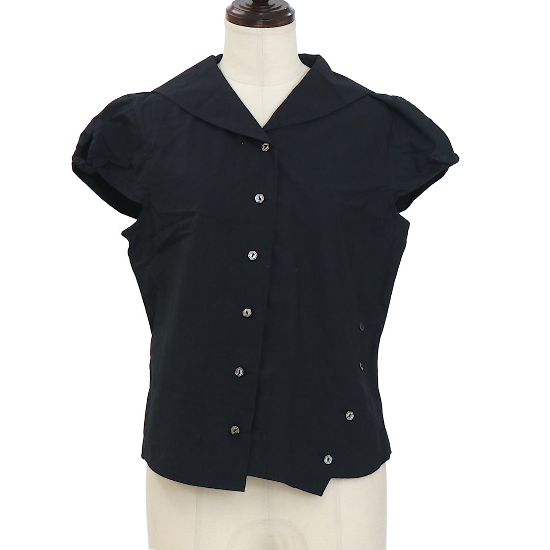 USED】【Mサイズ】セーラーカラーアシンメトリーブラウス | Jane