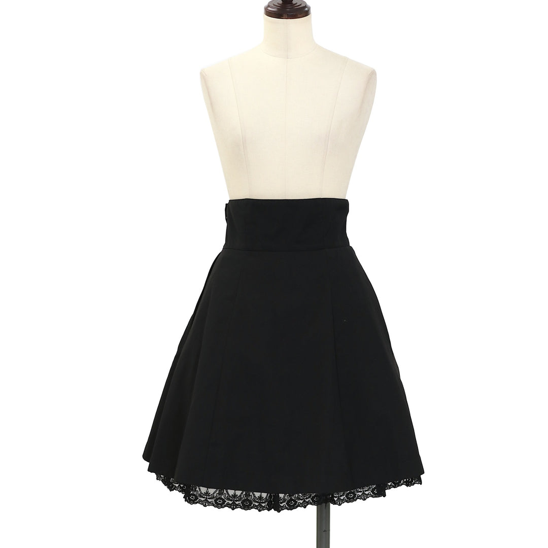 BLACK PEACE NOW スカート黒 USED】【Mサイズ】レースアップハイウエストスカート | BLACK PEACE