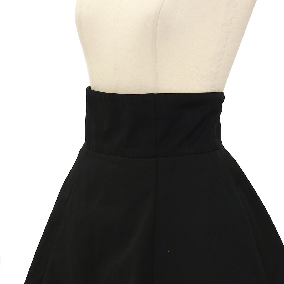 USED】【Mサイズ】レースアップハイウエストスカート | BLACK PEACE