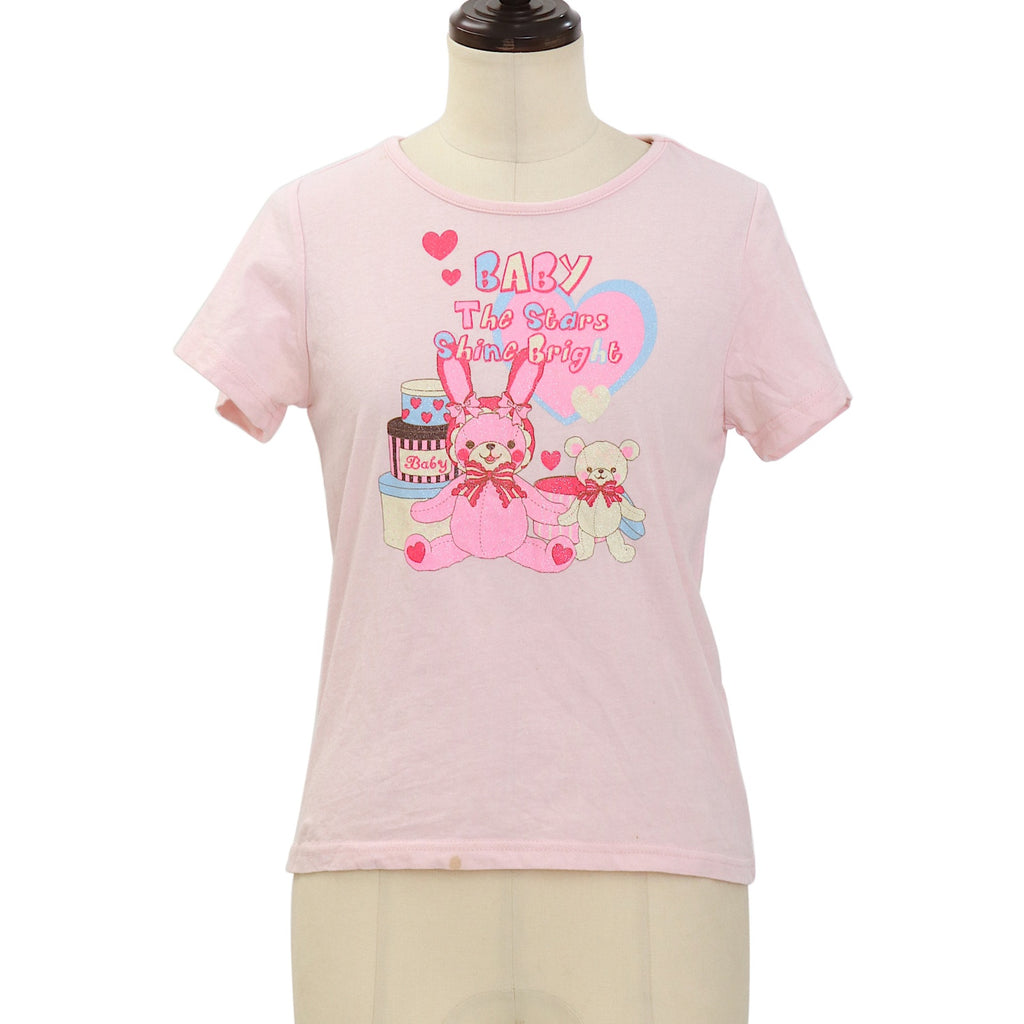 USED】うさくみゃプリントTシャツ| BABY, THE STARS SHINE BRIGHT