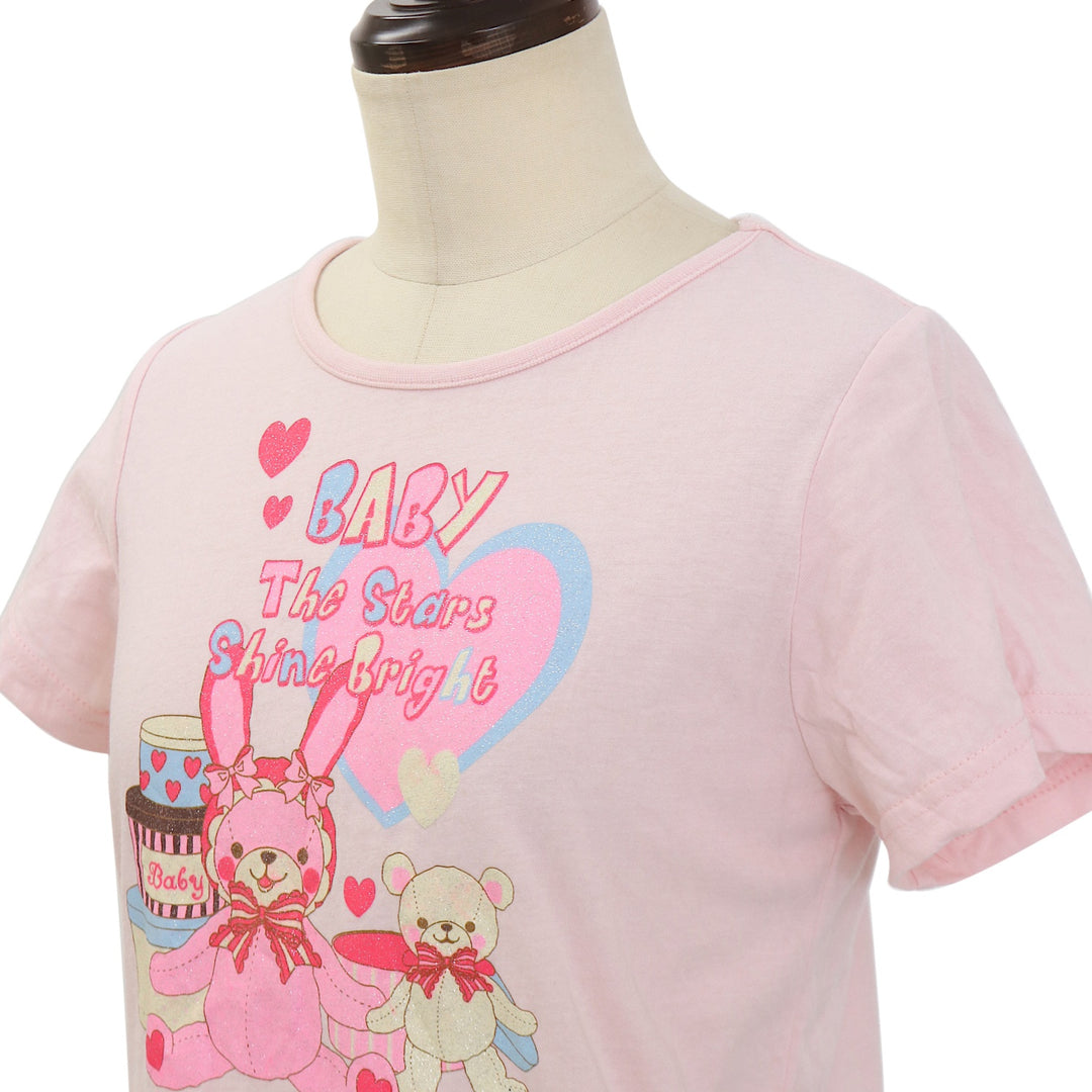 USED】うさくみゃプリントTシャツ | BABY, THE STARS SHINE BRIGHT