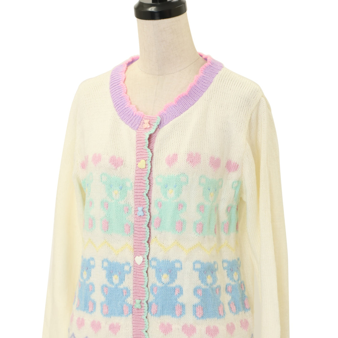 USED】編み込みカーディガン＜くま＞ | Nile Perch Wunderwelt Online