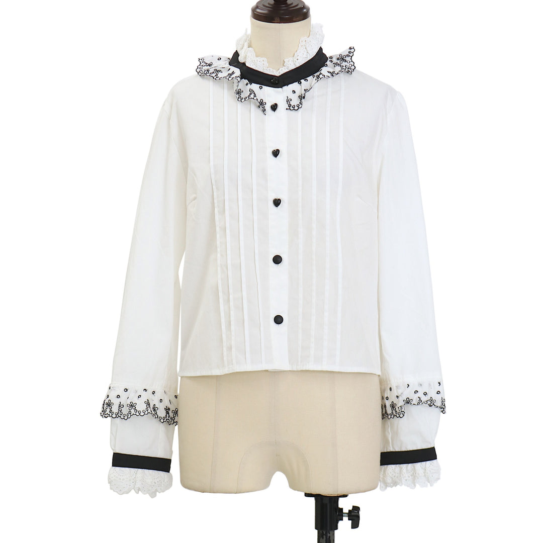 WONDERFUL WORLD ピコフリル ブラウス USED】VIOLA ブラウス | MILK Wunderwelt Online Shop - Gothic