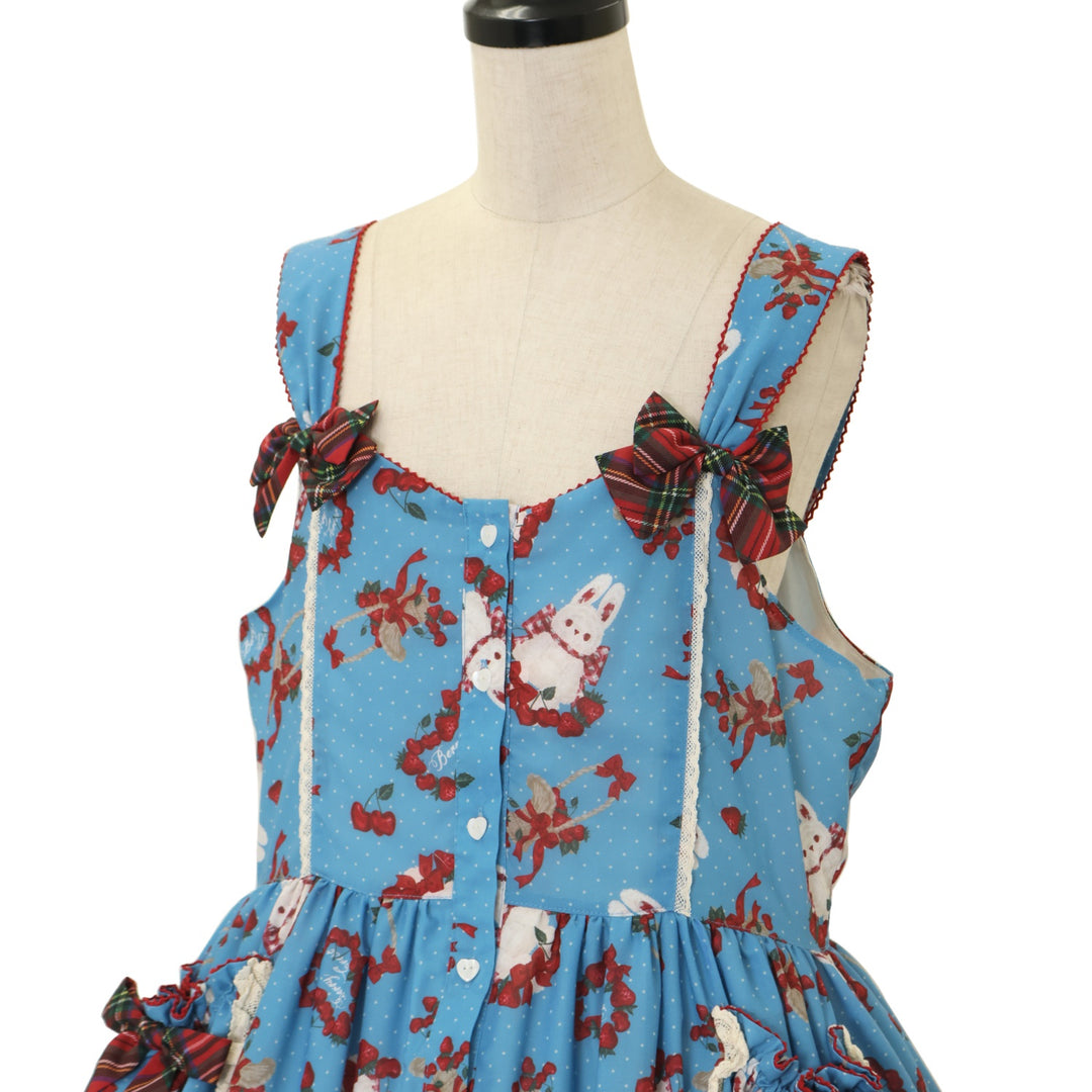 USED】【Miss Point】Forest Berry Rabbit ジャンパースカート