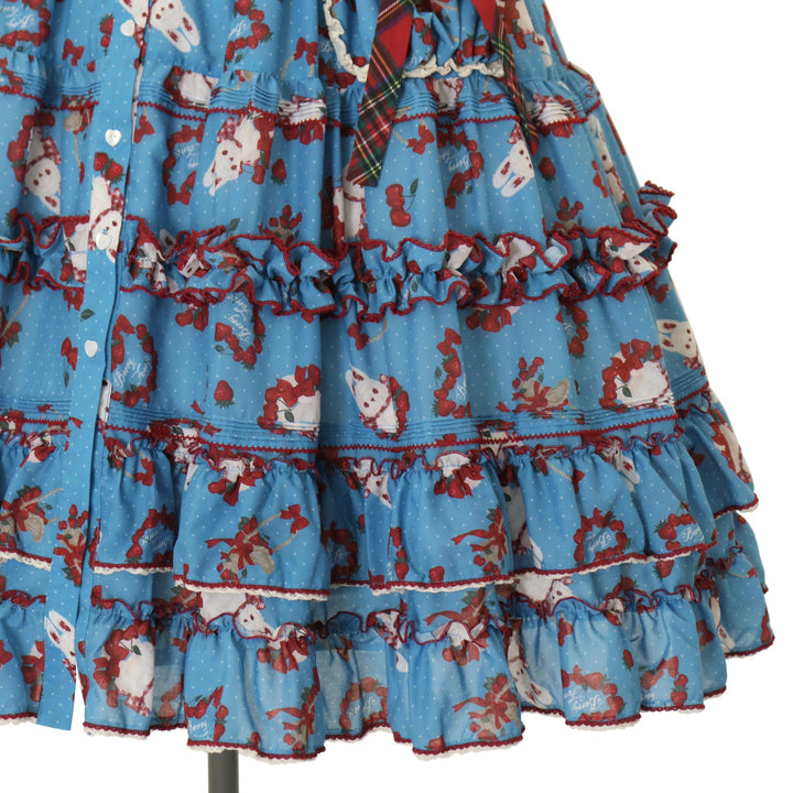 USED】【Miss Point】Forest Berry Rabbit ジャンパースカート