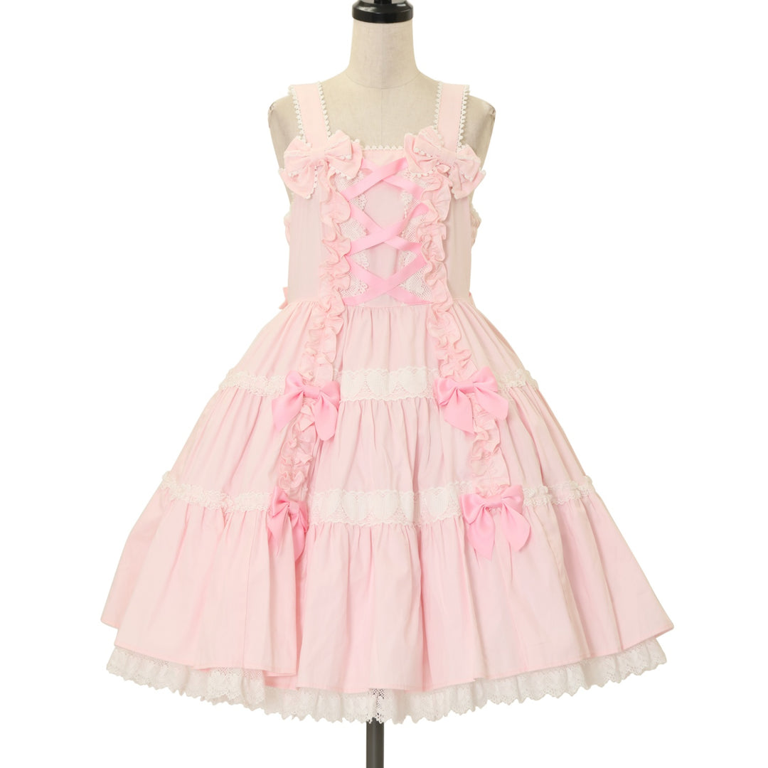 USED】肩リボンジャンパースカート | Angelic Pretty Wunderwelt