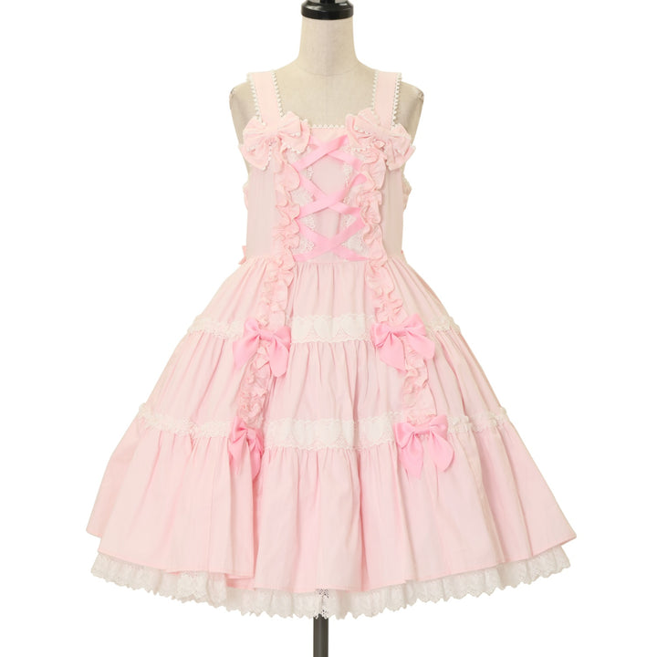 USED】肩リボンジャンパースカート | Angelic Pretty Wunderwelt