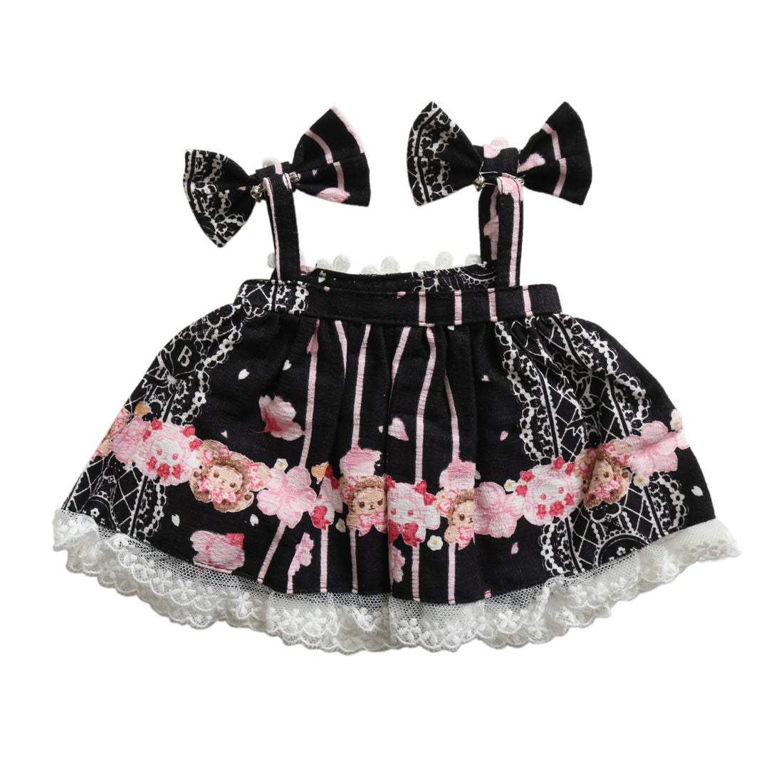 USED】SA♡KU♡RAくみゃちゃん柄くみゃちゃんジャンパースカート