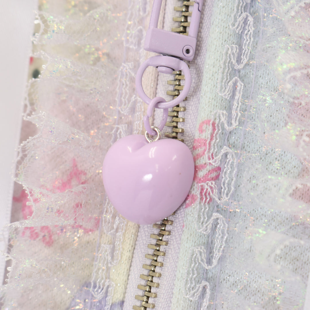 USED】オリジナルプリントラメ裏毛パーカー フロッキーバニー
