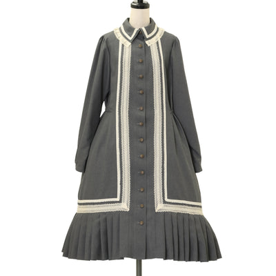 USED】【Mサイズ】British stripe dormitory dress | Jane Marple