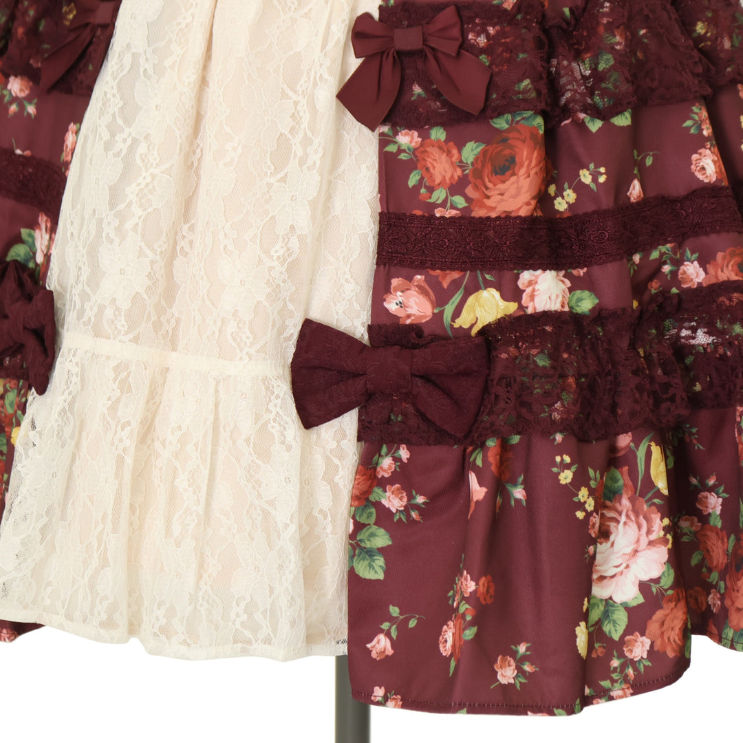 USED】【axes femme kawaii/Mサイズ】アンティークローズ柄ジャンパー