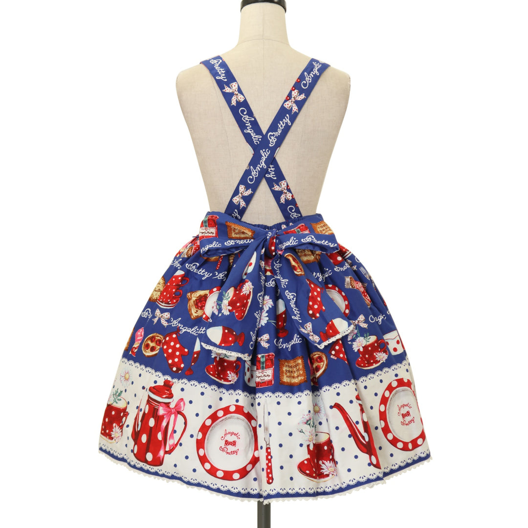 AngelicPretty エプロン風 スカート USED】French Cafeエプロン風スカート | Angelic Pretty | ロリータ