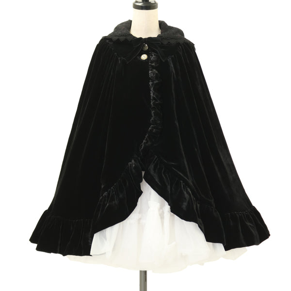 USED】ノーブルリボンマント（ベルベットブラック） | Victorian
