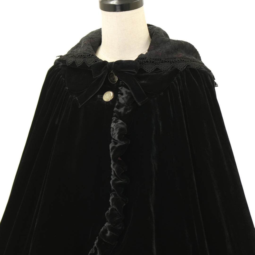 USED】ノーブルリボンマント（ベルベットブラック） | Victorian