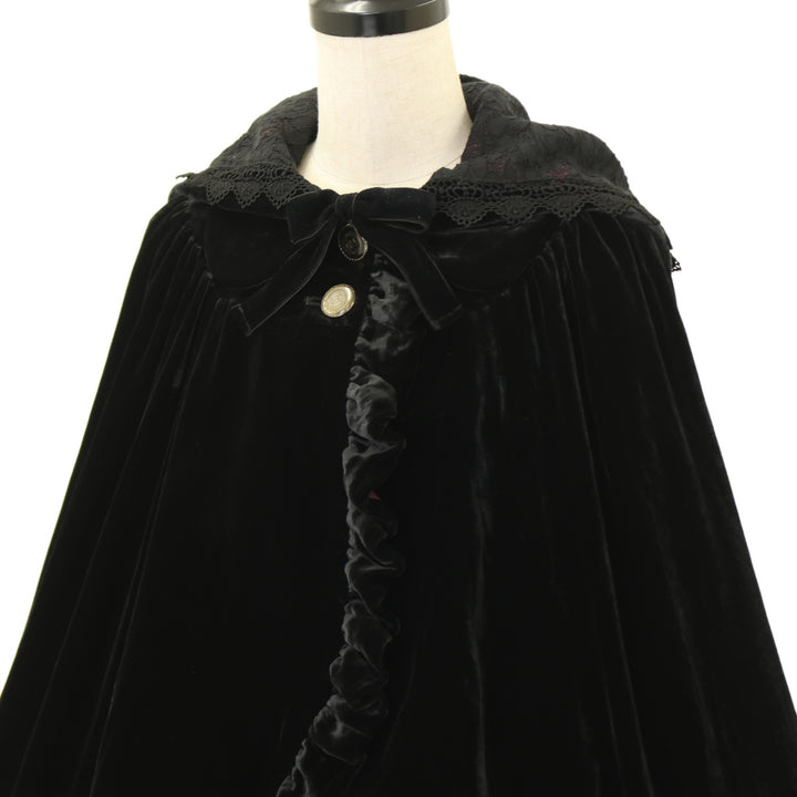 USED】ノーブルリボンマント（ベルベットブラック） | Victorian