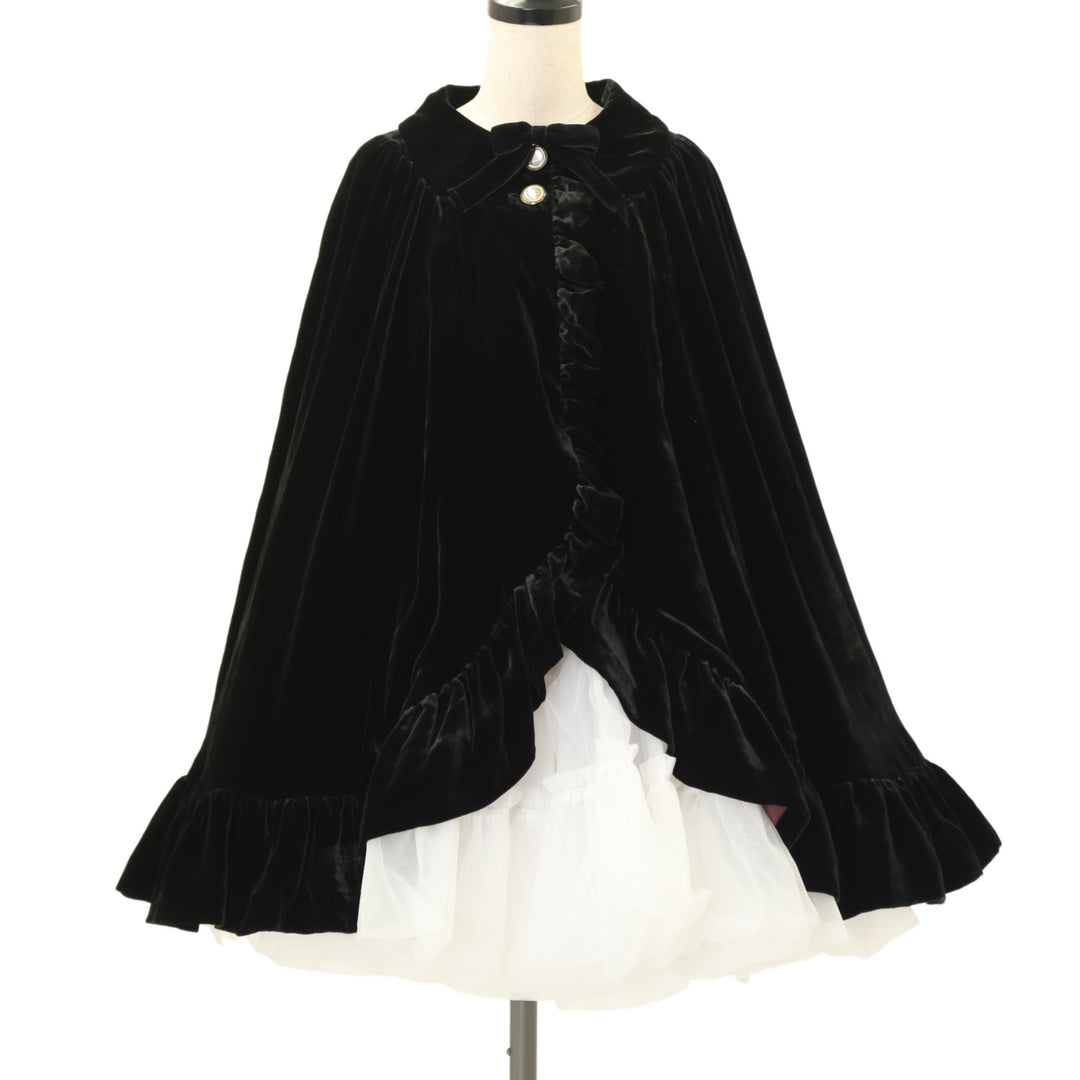 Victorian Maiden ノーブルリボンマント USED】ノーブルリボンマント（ベルベットブラック） | Victorian