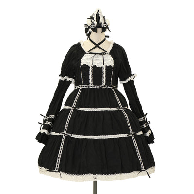 ◾️SALE◾️ヴィンテージ ▪️ドールドレス▪️45〜48cm位向き ローウェスト USED】クラシカルドールロングドレス（レジメンボルドー） | Victorian