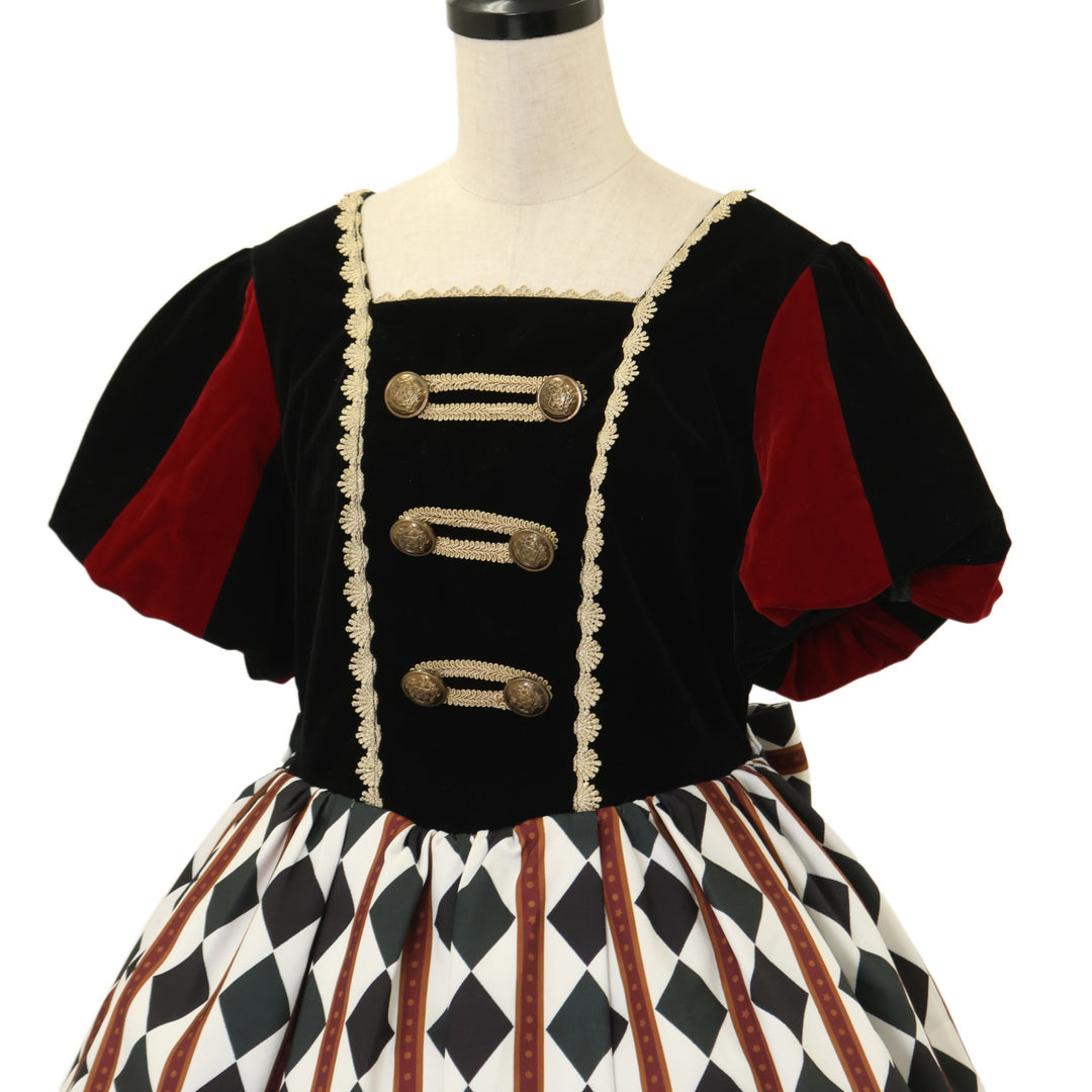 USED】【axes femme kawaii/Mサイズ】ドールズサーカスワンピース