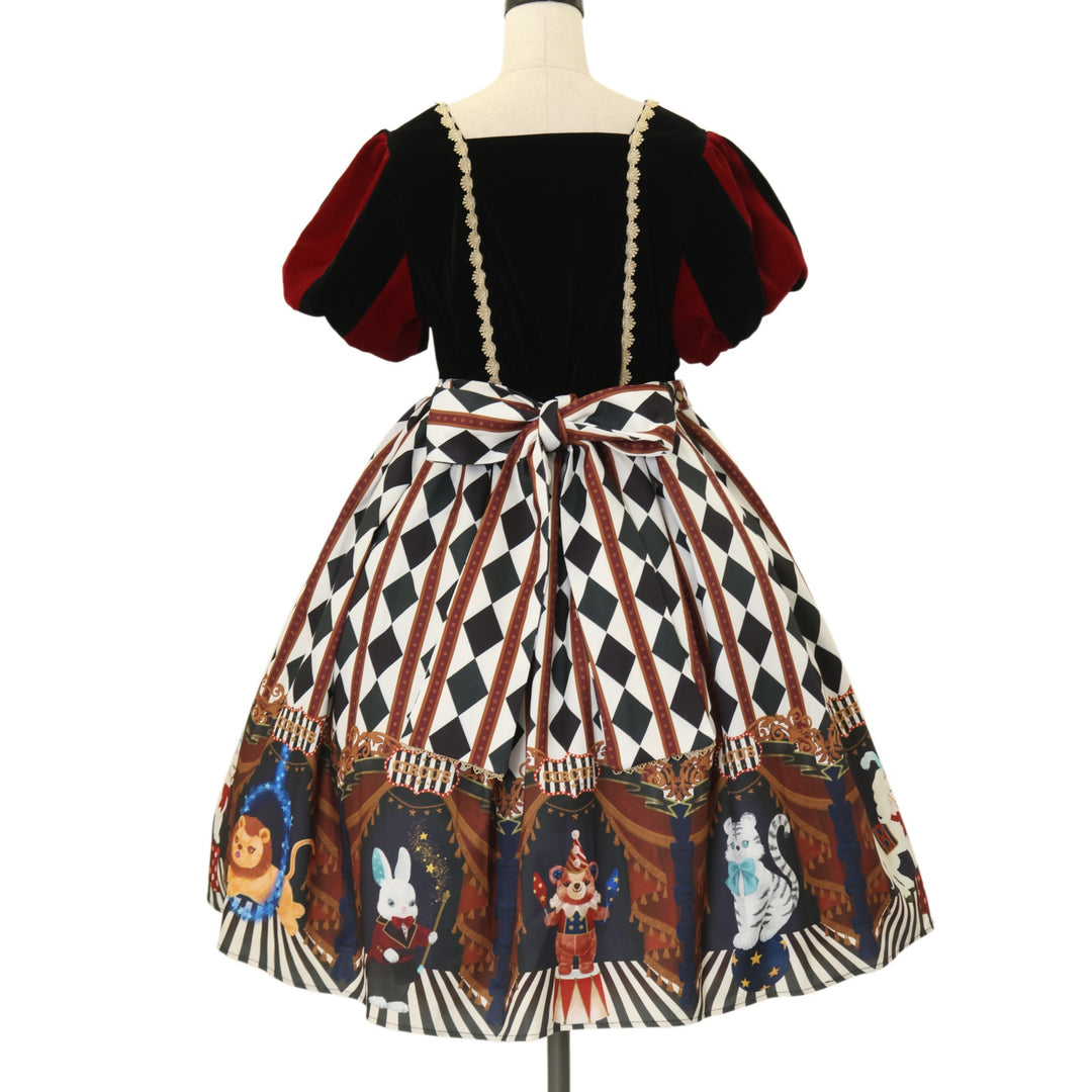 USED】【axes femme kawaii/Mサイズ】ドールズサーカスワンピース