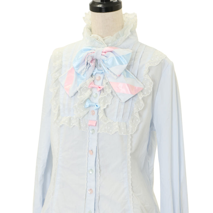 M*様 さ*)様 M*様 Angelic Pretty 【7月下旬削除】ブラウス USED】きまぐれリボンちゃんブラウス | Angelic Pretty Wunderwelt
