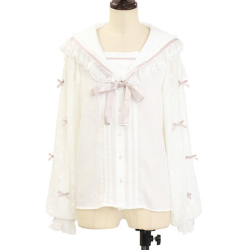 USED】ハートレース半袖ブラウス | Angelic Pretty | ロリータ