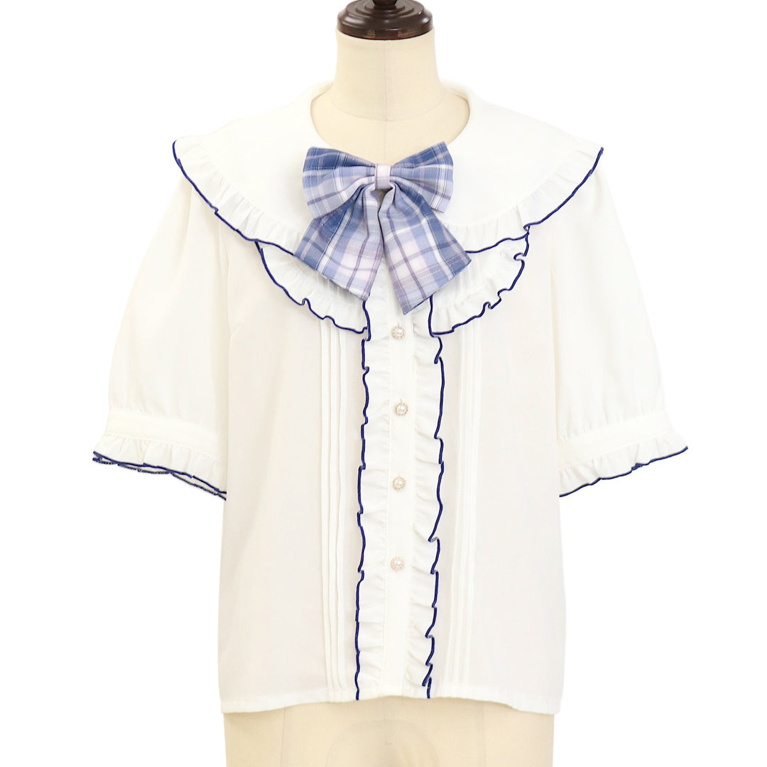 USED】Candy Check フリルブラウス | Amavel Wunderwelt Online Shop