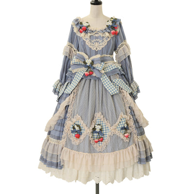 USED】シフォンボウタイ立ち襟ワンピース | Angelic Pretty Wunderwelt