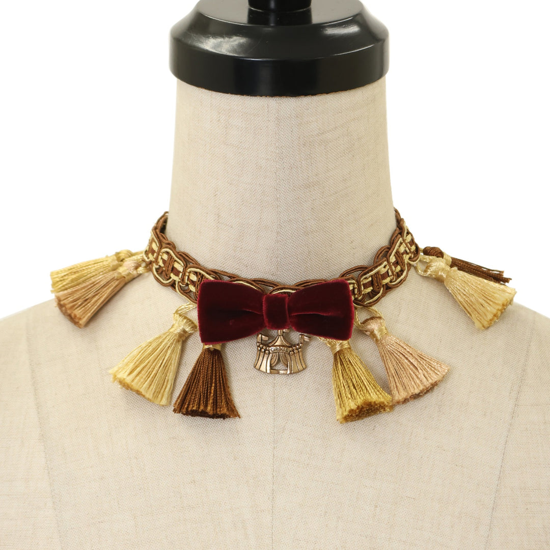 USED】【axes femme kawaii】タッセルブレードチョーカー | Chalmiere