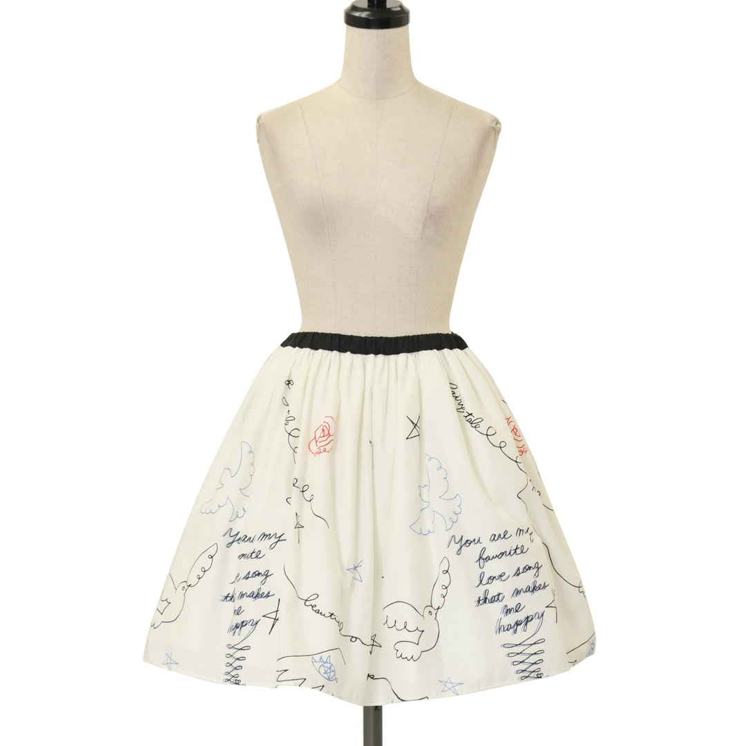 1990〜2000年代　MILK スカート　レース USED】アーティー スカート | MILK | ロリータ ゴスロリブランド服