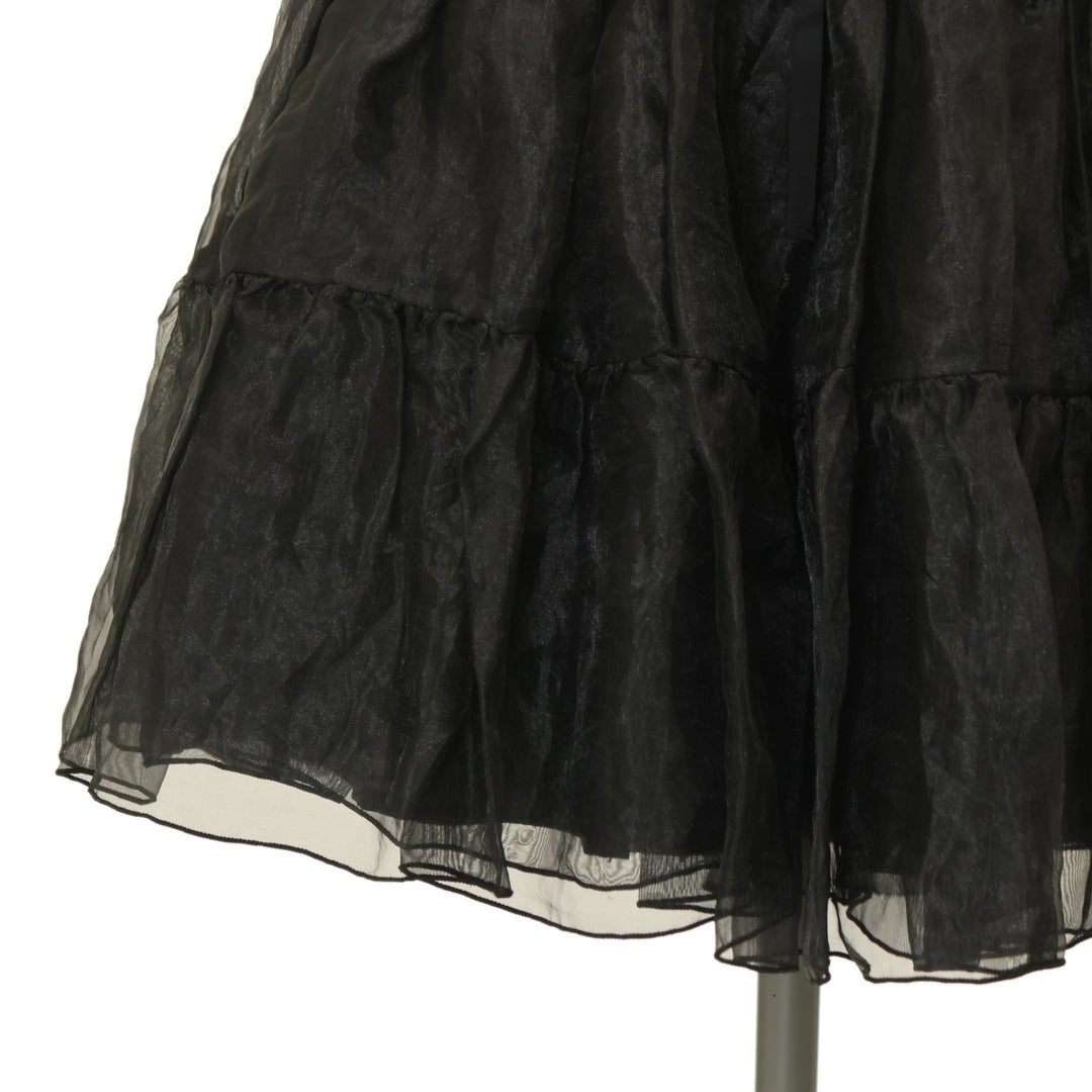 USED】【axes femme kawaii/Mサイズ】ボリュームオーガンジーパニエ