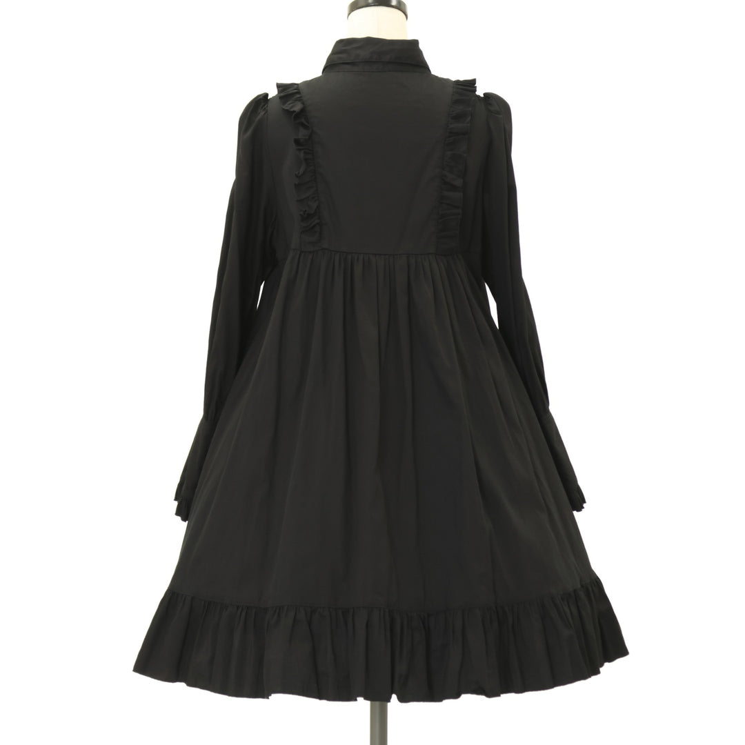 USED】【PEACE NOW/Mサイズ】フリルシャツワンピース | BLACK PEACE