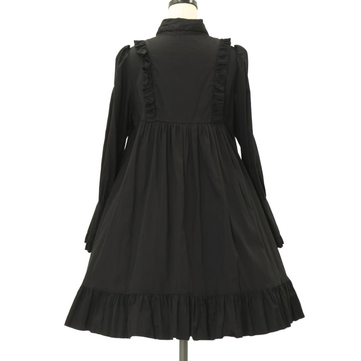 USED】【PEACE NOW/Mサイズ】フリルシャツワンピース | BLACK PEACE
