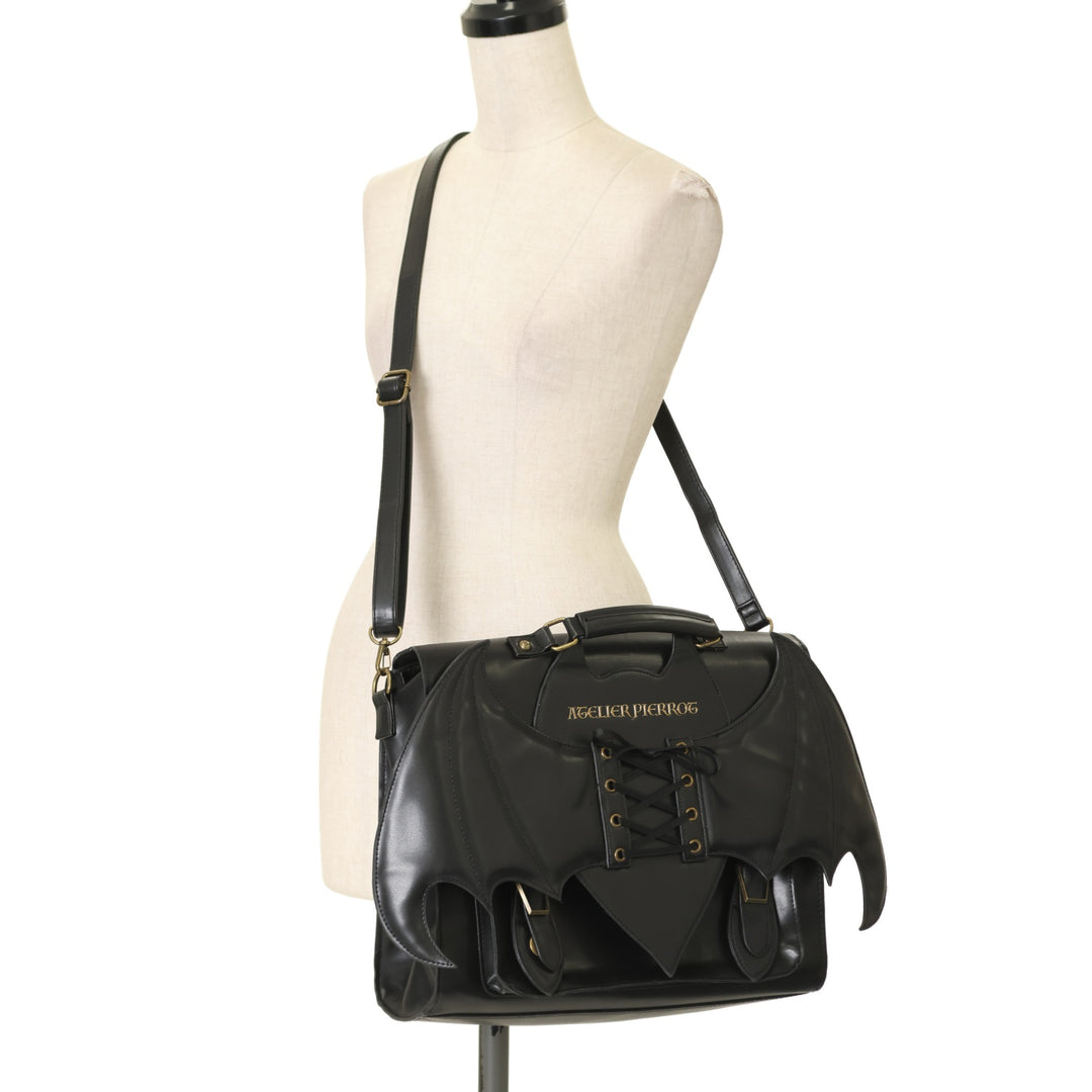 USED】“Nocturnal Grave” Batwing Satchel | ATELIER-PIERROT