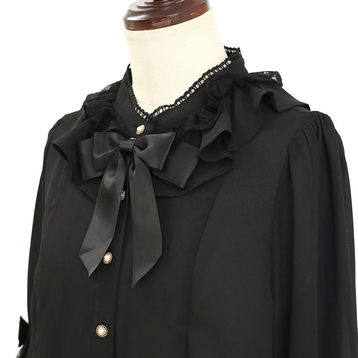 USED】【axes femme kawaii/Mサイズ】3段フリル姫袖ブラウス