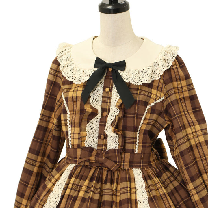 USED】【axes femme kawaii/Mサイズ】タータンチェックワンピース