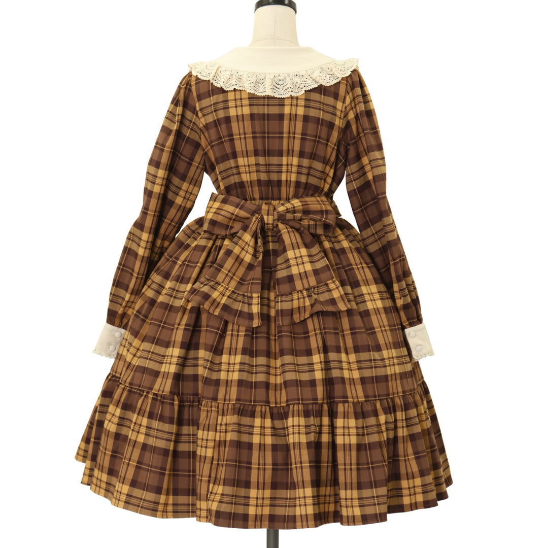 USED】【axes femme kawaii/Mサイズ】タータンチェックワンピース