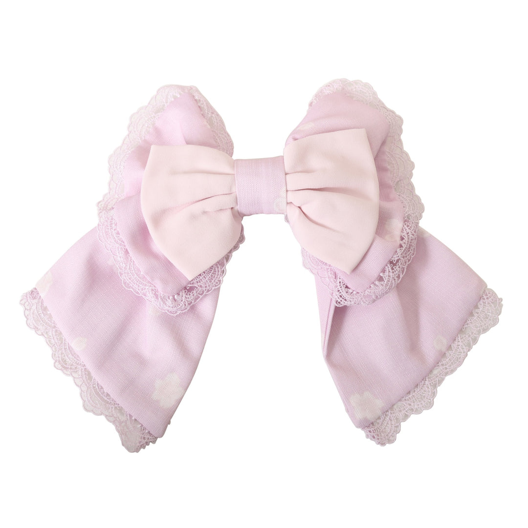 USED】【axes femme kawaii】桜柄リボンバレッタ | Chalmiere USED】【axes femme kawaii】桜柄リボンバレッタ | Chalmiere