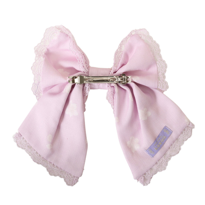 USED】【axes femme kawaii】桜柄リボンバレッタ | Chalmiere