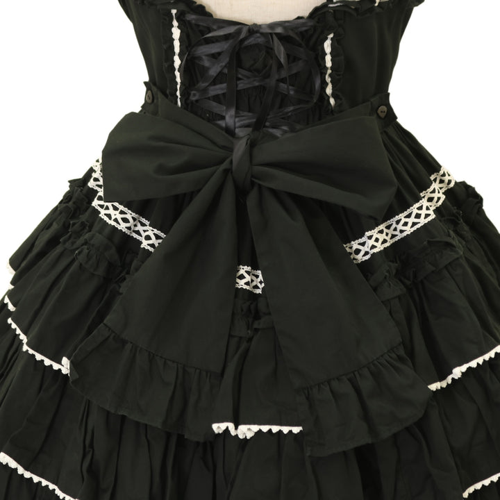 USED】Prettyフリルジャンパースカート（無地） | Angelic Pretty