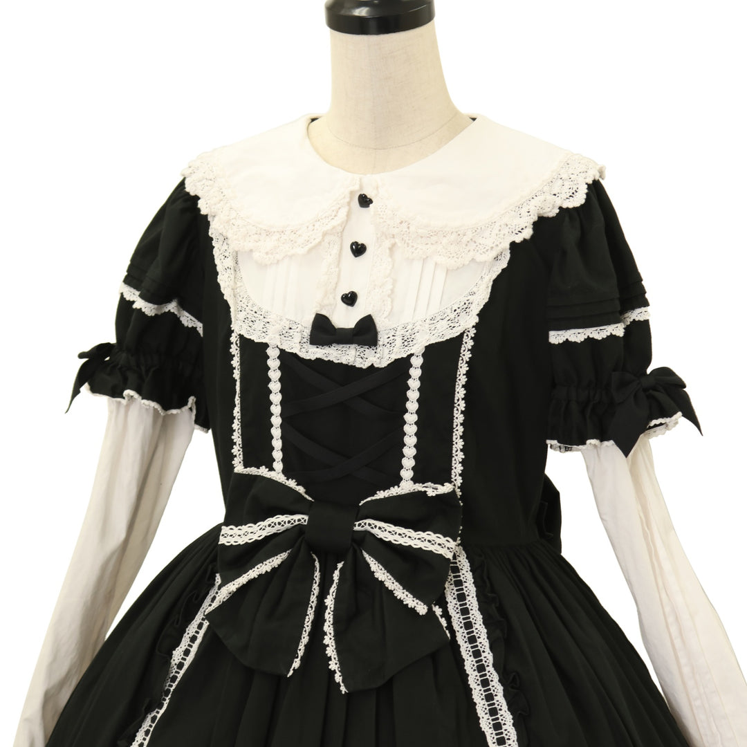 USED】Dolly Girl付け袖ワンピース(無地) | Angelic Pretty Wunderwelt