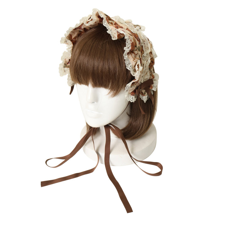 USED】ゴブラン風くまちゃんブリム付ヘッドドレス | metamorphose