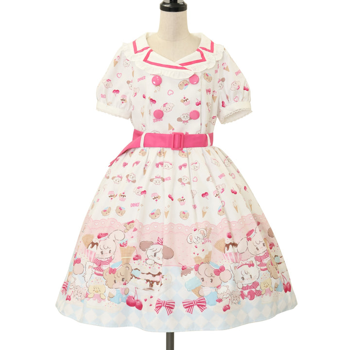 USED】【axes femme kawaii/Mサイズ】ダイナーカフェワンピース