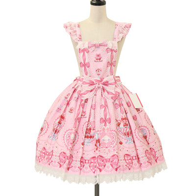 USED】Bunny Ribbon Parfaiteriaエプロン風スカート | Angelic Pretty