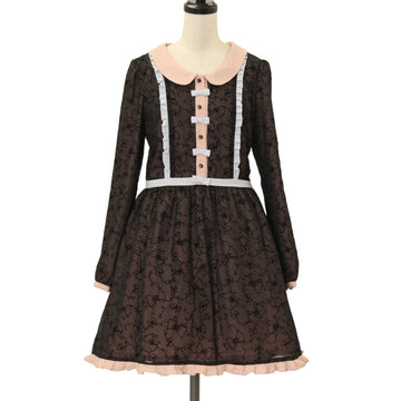 USED】【axes femme kawaii/Mサイズ】アンティークローズ柄ワンピ