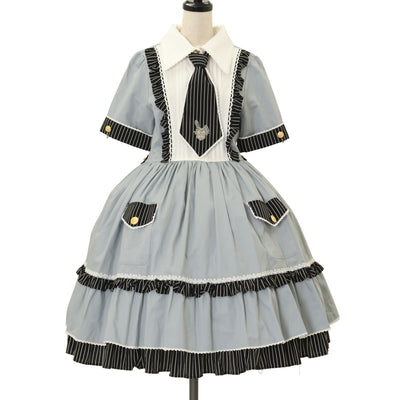 USED】【Mサイズ】 レジメンタルストライプワンピース | Jane Marple