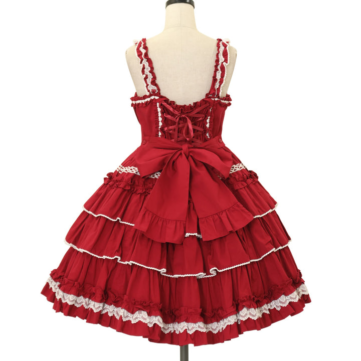 USED】Prettyフリルジャンパースカート（無地） | Angelic Pretty